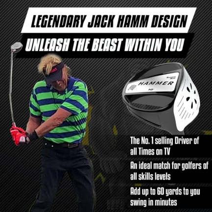 Advertisement for the Hammer Turbo Air Driver