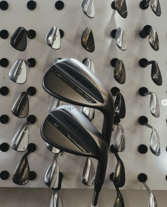 Wall of wedges at Golf Exchange in Eastgate - Cincy