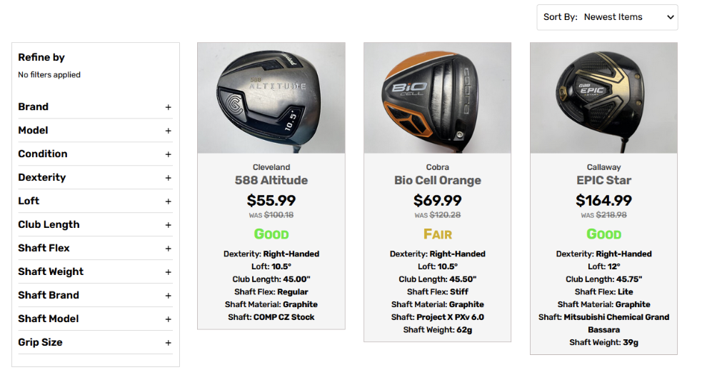 new items on the Stickhawk website