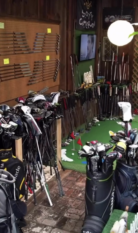 Max's Golf World interior on Instagram