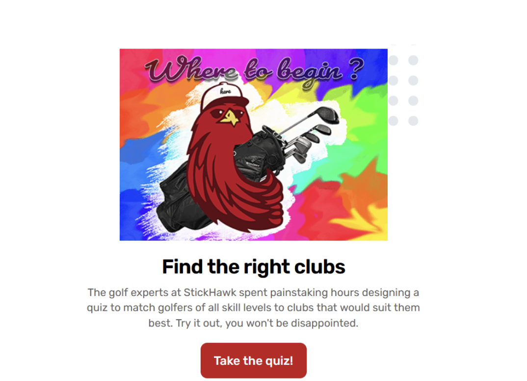 Find the right clubs quiz